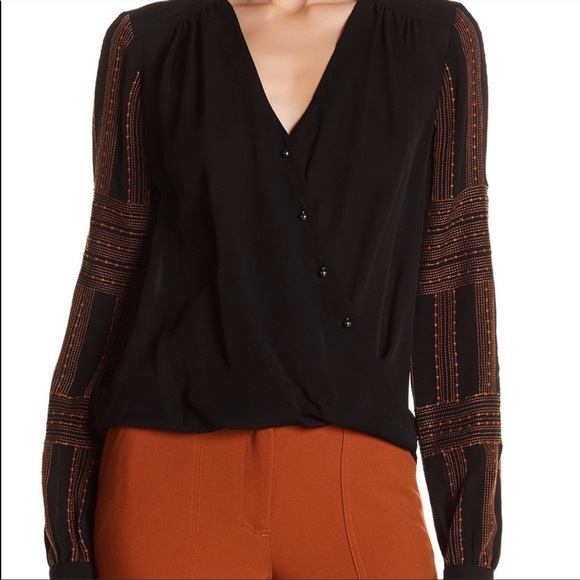 Bohemian Surplice blouse - Picture 1 of 4